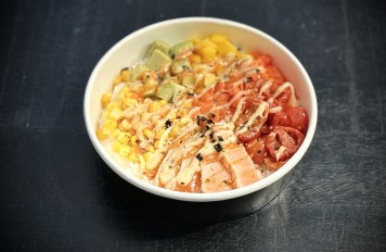 Poké bowl Zalm